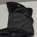 Upgrade Travel Seat Cushion for Airplane,Portable&Adjustable Air Seat Cushion,Coccyx Tailbone Pain Relief Chair Pad,Inflatable Cushion for Wheelchair, Travel,Driving,Office Work (Round+black)