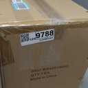 Double 35 Quart Pullout Under Cabinet Trash Cans Solid Wood Bottom,for 18" W Cabinet Opening