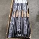 Amazon Basics Sturdy Foldable Plastic Chair, Portable, 350-Pound Capacity, White, 6-Pack