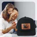 2 x Best Uncle Ever Hat, Uncle Hat for Christmas Fathers Day Birthday, Gifts for Dad from Niece Nephew, Uncle Trucker Black Cap