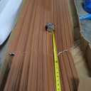 Art3d Slat Wall Panels, WPC Soundproof 3D Wall Paneling for Interior Wall Decor, TV Background, 8-Pack 96 x 6 in. Teak