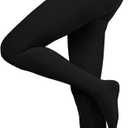 Compression Pantyhose for Women, 20-30mmHg Graduated Compression Stockings & Leggings, Closed Toe Support Hose Tights (Large, Black)