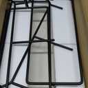 MALACASA 3 Tier Serving Trays for Party, Porcelain Serving Platters and Trays, 12 Inch Tiered Tray Stand, Fruit Tray, Trays for Serving Food, White Dessert Stand with Collapsible Sturdier Metal Rack