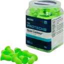 Flents Protechs Foam Ear Plugs, 50 Pair for Sleeping, Snoring, Loud Noise, Traveling, Concerts, Construction, Studying, Work, Shooting, Contour to Ear, NRR 33, Noise Cancelling, Green, Made in the USA