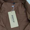 JEMITOP Men's Stretch Wrinkle Free Dress Shirts Formal Wedding Prom Long Sleeve Slim Fit Button Down Shirt, M
