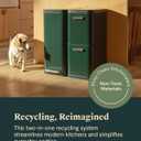 Caraway Stainless Steel 2-Drawer Recycling Bin