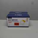 Amico Recessed Lighting 5/6 Inch, 12 Pack 5CCT Flat LED Can Lights, 2700K/3000K/4000K/5000K/6000K Selectable,12W Eqv 110W, 1050LM Brightness, Retrofit Installation - ETL & FCC, White