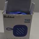 Bobtot Portable Wireless Bluetooth Speakers - IPX7 Waterproof Small Shower Speaker with 16 Hours Playtime, Loud Stereo Sound, Built-in Mic, TWS, Mini Size with Carry Lanyard for Outdoor, Blue