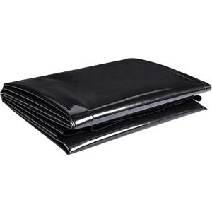 ToLanbbt Pond Liner 4 x 7 Ft HDPE Pond Liners, 20 Mil UV Resistant Preformed Pond Liner Easy Cutting, Pond Liner for Natural Looking Ponds, Waterfall, Koi Pondsand Water Garden (Black)