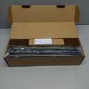 Ausemku Shower Curtain Rod 32-94 Inch Adjustable - 1 Inch Diameter Heavy Duty No drill Spring Tension Shower Rod, Non-Slip Rustproof Telescopic Rod for Bathroom, Brown