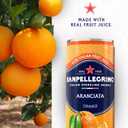 Sanpellegrino Italian Sparkling Drink Aranciata, Sparkling Orange Beverage, 24 Pack Of Cans (EXP 02/05/27)