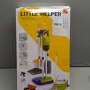 PUPU PIG Toddler Toys Cleaning Set, Kids Cleaning Toy Set, Pretend Play Home Cleaning Playset - Incl.Electric Toy Vacuum, Broom and Dustpan Set, Mop,Duster and More,Cleaning Tools Toys for Boys Girls