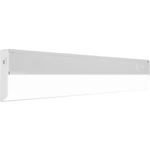 18 LED Direct Wire Under Cabinet Light - Dimmable Undercounter LED Lights for Kitchen - Selectable CCT 2700K-5000K, 612-648 Lumens, 9W - UCB Series Hardwired Under Cabinet Lighting by NICOR Lighting