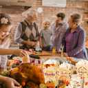 ZHUIGUANGZE 12 Pack Thanksgiving Treat Popcorn Boxes Small Foldable Fall Goodie Bags Turkey Pumpkin Leaf Design Candy Package Wrapping for Thanksgiving Autumn Harvest Festival Party Favors