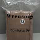 WRENSONGE Queen Quilt-3 Pieces Lightweight Bedspreads Brown Queen Size Quilt Bedding Set for All Seasons, Soft Summer Blanket with 2 Pillow Shams Suitable for Bed, Couch (Queen(90" x 94)), Brown 