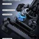 Lamicall Motorcycle Phone Mount Holder - [Dual Vibration Dampener] [Metal Adjustment Arm] Motorcycle Cell Phone Holder, Bike Handlebar Phone Mount, Gifts for iPhone 16 15 14 Pro Max, 4.7-6.7" Phones