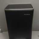 SONGMICS Trash Can, 13-Gallon Gabbage Can, with 15 Trash Bags, Steel, with Soft-Close Lid, Removable Inner Bucket, Handles, Ink Black ULTB595B01V1