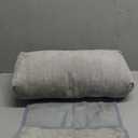 kisswish Chenille Neck Pillow for Sofa - Adjustable Headrest, Non-Slip Neck Support Cushion for Pain Relief, Comfortable Chair Pillow, Grey