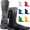 LUX Sports ProCleat Performance Grip Socks GripArray™ - Athletic Socks for Performance Sports - Grip Socks for Men and Women