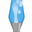 Lava Light 52 oz. Lava Lamp -White/Blue/Silver