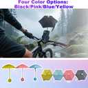 ELEBOX Phone Umbrella for Iphone Sun Shade Shield, Magnetic Mini Phone Umbrella with Bendable Design & Rotatable Phone Ring, Anti-Glare Outdoor phone Shade for iPhone/Android/iPad/Kindle/Laptop/Camera