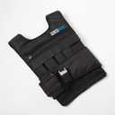 RUNmax Adjustable Weighted Vest With Shoulder Pads Option for Men and Women (Black) 60 LBS