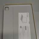 KENKE Case with Keyboard for iPad 9th/8th/7th Generation 10.2 inch 2021/2020/2019 Detachable Wireless Bluetooth Keyboard Cover Thin & Light with Left Side Pencil Holder Auto Wake/Sleep（Gray）