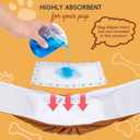 MICOOYO Belly Bands for Male Dogs, Reusable Dog Diapers Male, Washable Doggy Diapers for Puppy Training, Incontinence, Marking, L, Pack of 3