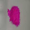 100pcs Rose Pink Fuchsia Feathers Fluffy Turkey Marabou Feathers 4-6 Inches for Crafts Dream Catcher Fringe Trim Colored Feathers Fly Tying Material