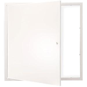 VEVOR Access Panel for Drywall, 24x24 in Galvanized Steel Access Door, Easy Install Hinged Service Panel with Screwdriver Latch, for Ceiling Plumbing Electrical, White