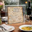 Rite Lite Passover Acrylic Flip Top Matzah Box Decor For Pesach/ Pesach Seder (1 Pack)