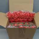 150 Pieces Artificial Roses Flowers Bulk Fake Roses with Long Stem Faux Bridal Flower Bouquets for DIY Wedding Centerpiece Arrangements Bridal Shower Party Home and Office Decor(Red)