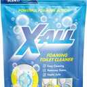 X-ALL Foaming Toilet Cleaner, Self-Activating Powder for Deep Cleaning, Fights Stains, Limescale and Mineral-Buildup