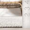 nuLOOM 3' x 5' Solid Hand Braided Indoor/Outdoor Area Rug, Pet-Friendly, High Traffic, Weather Resistant, for Patio, Balcony, Bedroom, Living Room, Dining Room, Wynn Ivory