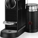 Nespresso CitiZ Coffee and Espresso Machine by De'Longhi with Milk Frother, Black, 9.3 x 14.6 x 10.9 inches