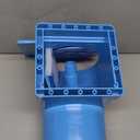 BluSwim Standard Pool Wall Skimmer for Above Ground Pools, Heavy Duty ABS Through Wall Pool Skimmers with Return Jet & Vacuum Plate, Thru-wall Skimmer Kit Compatible with All Width 6 '' Openings