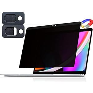 Peslv Magnetic Privacy Screen for Macbook Pro 13 Inch (2016-2022, M1, M2) / Macbook Air 13 in (2018-2021, M1), Removable Anti Blue Light Glare Filter for Mac 13In Laptop