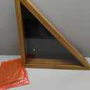 Flag Display Case: Flag Box Display Case - Triangle Shadow Boxes 17.29X8.65in