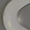 Mayfair Cassel Slow Close Toilet Seat, Easy Clean, Non Slip Premium Wood Seat, Easy Install, Made in USA, Elongated, White
