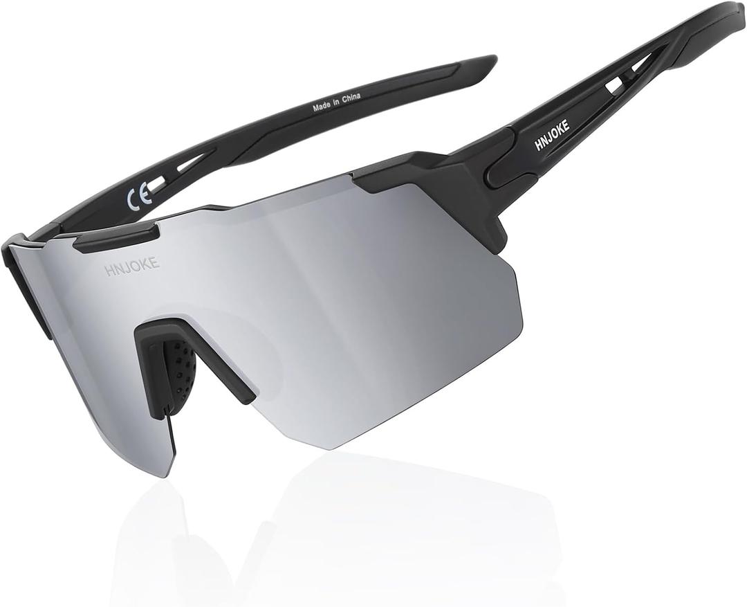 Sports Polarized Sunglasses, UV 400 Protection Sun Glasses Women, Mens Glasses for Cycling Biking Running