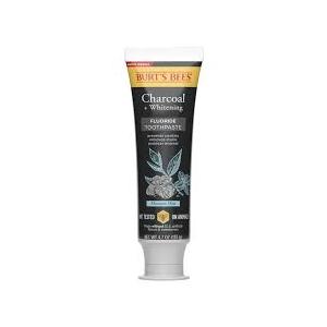 Burt's Bees Toothpaste, Natural Flavor, Charcoal with Fluoride Toothpaste, Mountain