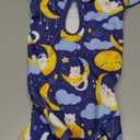 PUMYPOREITY Cat Hair Sticky Sweater, Stretchy 4-Leg Design for Fur Control, Recovery Suit - Breathable & Lightweight for Post-Surgery Protection, Cat Onsie Prevents Licking Wounds, Blue, XL