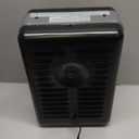 Comfort Zone Electric Portable Milkhouse Style Utility Space Heater with Adjustable Thermostat, Overheat Protection, and Safety Tip-Over Switch, Ideal for Garage or Greenhouse, 1,500W, CZ798BK (Black)