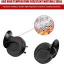 2 x 2PCS 300DB Super Loud Train Horns, 12V Waterproof Air Horns Replacement Kit, Car Air Electric Snail Double Horn, Automotive Accessories Universal for Car, Motorcycle, Truck, Bike, Boat (Black)