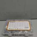 780pcs Hex Bolts and Nuts kit, 304 Stainless Steel M6 M5 M4 M3 Metric Bolt Assortment (Lock & Flat Washers), Stainless Steel Bolts and Nuts kit, Metric Screw Assortment