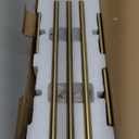 UME 3 Pack Cordless Table Lamp, Battery Operated Lamp - Portable Waterproof Rechargeable Table Lamp w/ 3 Color Temps & Stepless Dimming for Dinner, Desk, Cafe, Outdoor (Brushed Gold)