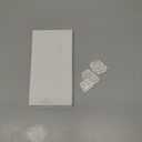 LZC Hooks for Outdoor String Lights Clips: 25 Pack Square Clear Large Heavy Duty Light Hook Waterproof Adhesive Strips - Outside Hanging Rope Light Cable Cord Holders Organizer