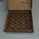 28Pcs Chair Leg Floor Protectors Rectangle for Hardwood Floors Silicone Caps Covers Felt Furniture Pads Clear Chair Sliders, Protect The Floor from Scratches(Fit:L 1.12"1.5",W 0.75"1")