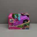 Barbie Toy Car, Doll-Sized SUV, Purple Off-Road Vehicle with 2 Pink Seats & Treaded, Rolling Wheels