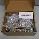 Goldenwarm 35 Pack Champagne Bronze Cabinet Pulls Gold Cabinet Handles 2-1/2 inch(64mm) Champagne Gold Drawer Pulls Brushed Bronze Drawer Handles Kitchen Bathroom Bedroom Furniture Hardware